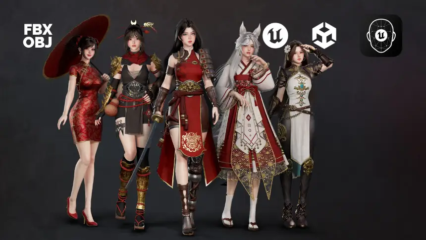 Fantasy Asian Girls Collection