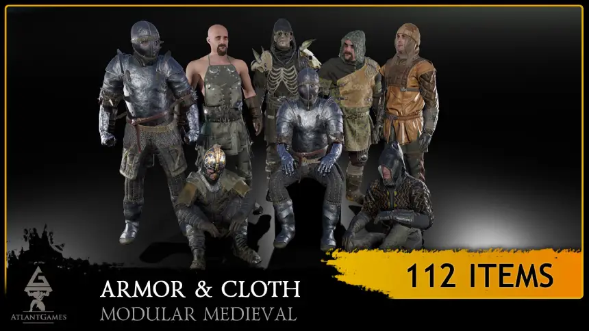 ROG Modular Medieval Armor and Cloth