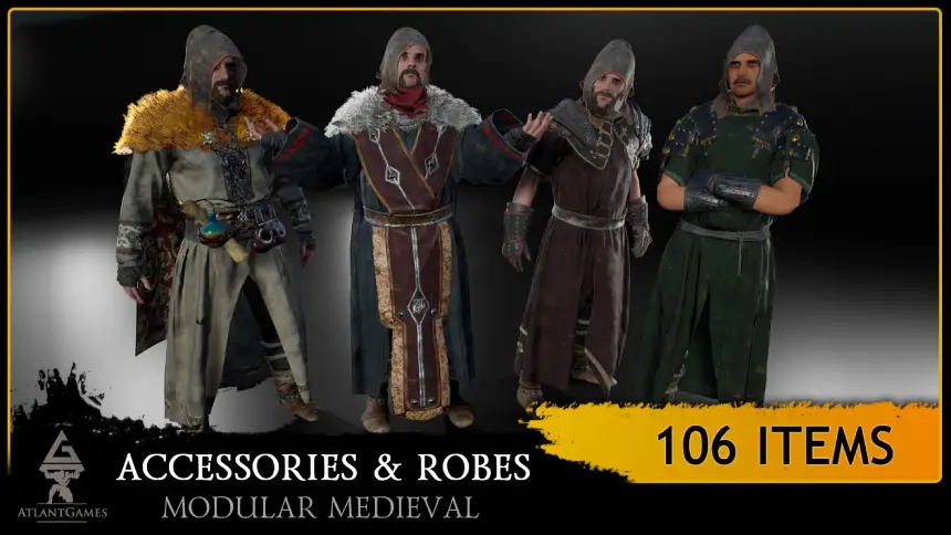 ROG Modular Medieval Accessories and Robes