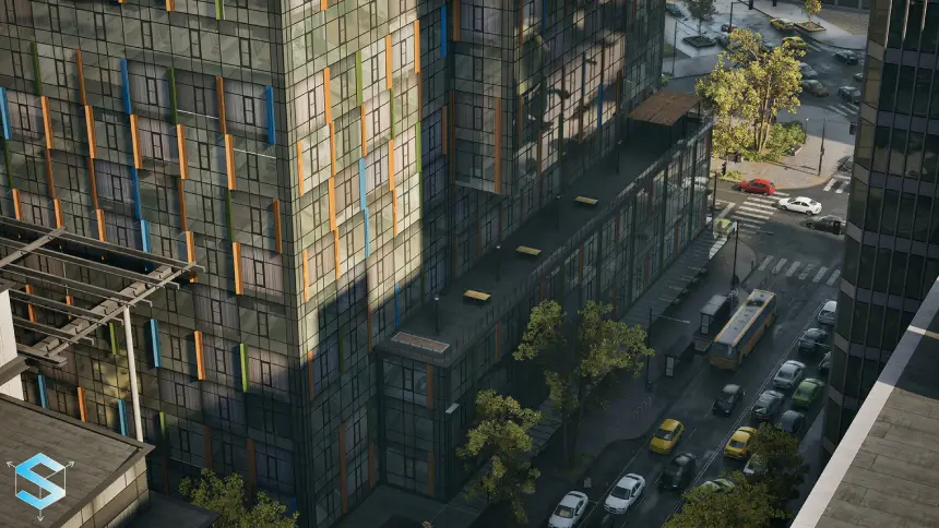 Modern City Environment