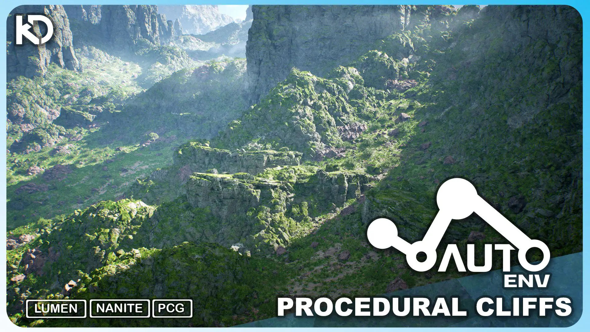 AutoEnv Procedural Rock Cliffs