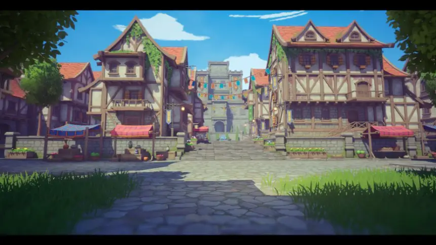 Stylized Medieval Village
