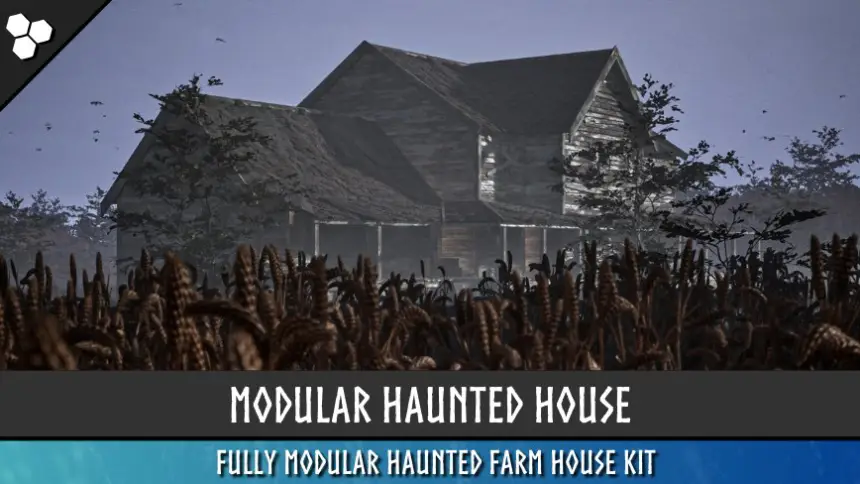 Modular Haunted House (Modular House, Modular Building, Barn, Haunted House)
