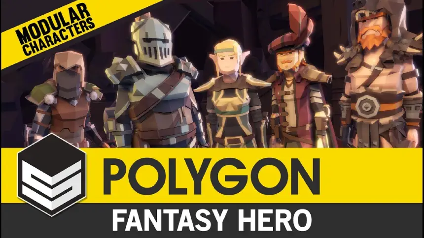 POLYGON - Modular Fantasy Hero Characters