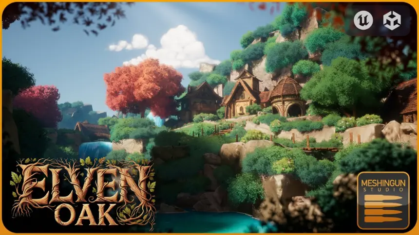 Elven Oak Village [Elvish/Stylized]