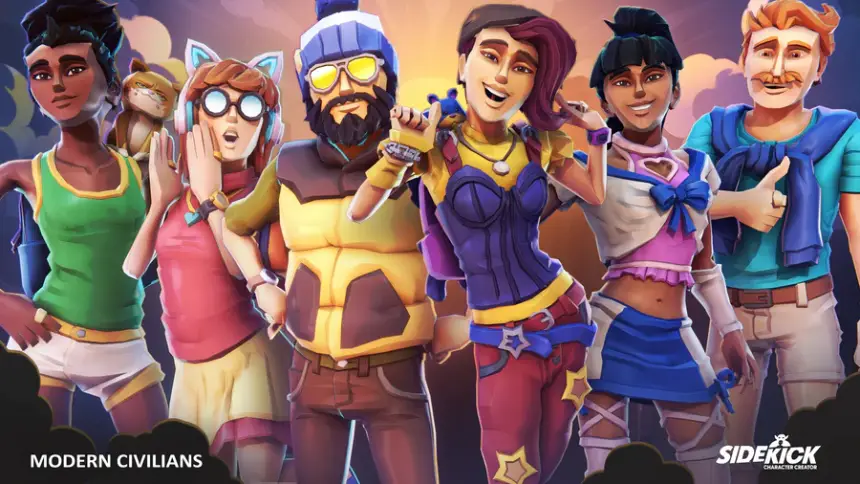 Modern Civilians - Sidekick Modular Characters