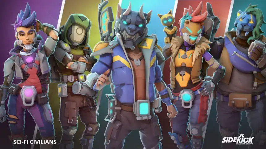 Sci-Fi Civilians – Sidekick Modular Characters