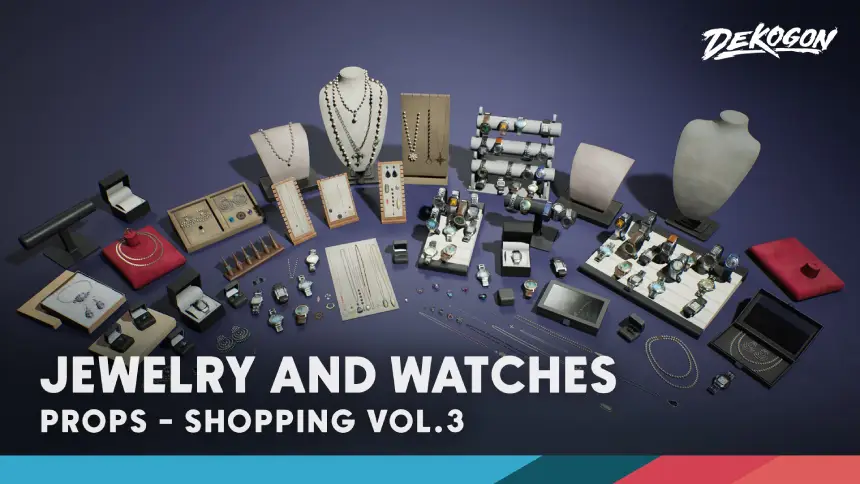 Stores VOL.3 - Jewelry and Watches (Nanite & Low Poly)