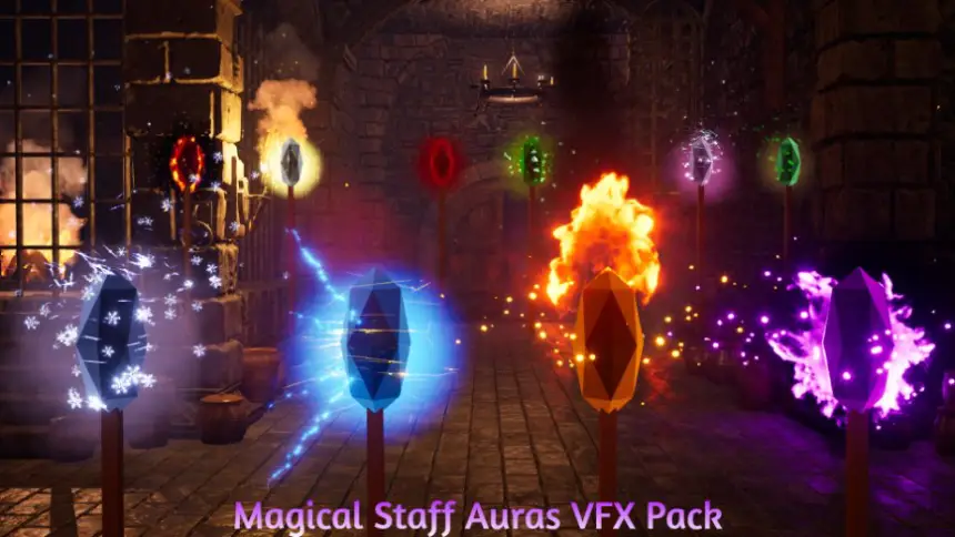 Magical Staff Auras VFX Pack