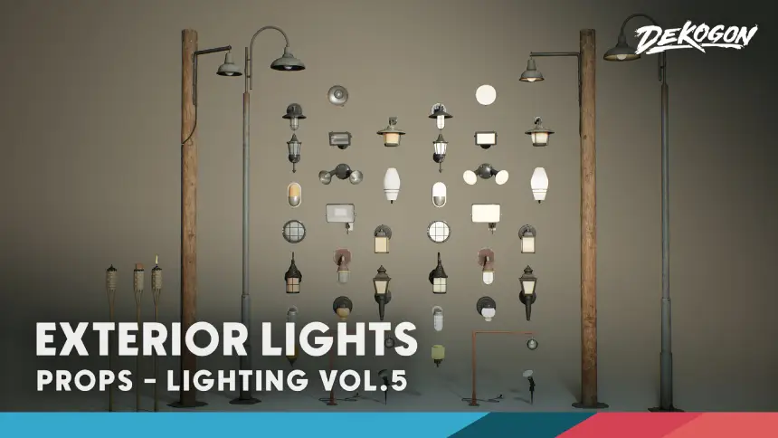 Lighting VOL.5 - Exterior Lights (Nanite and Low Poly)