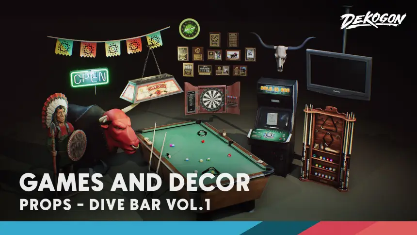 Restaurant and Dive Bar VOL. 1 - Games and Decor