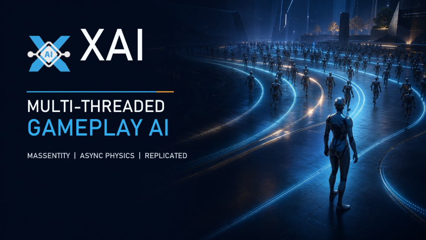 XAI - Multi-threaded AI | based on Actor and Physical Simulation!