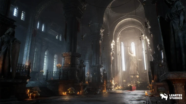 Ancient Cathedral Environment