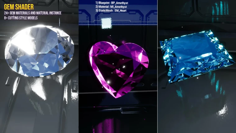 Gem(Jewelry) Shader VFX