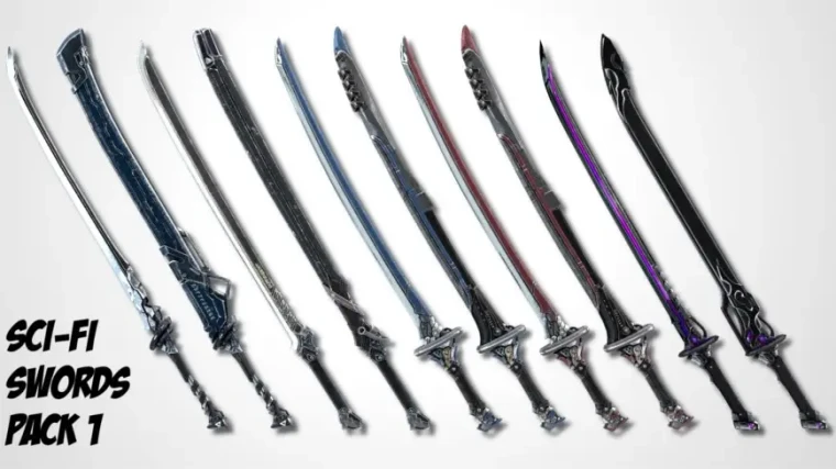 Sci-Fi Swords Pack 1