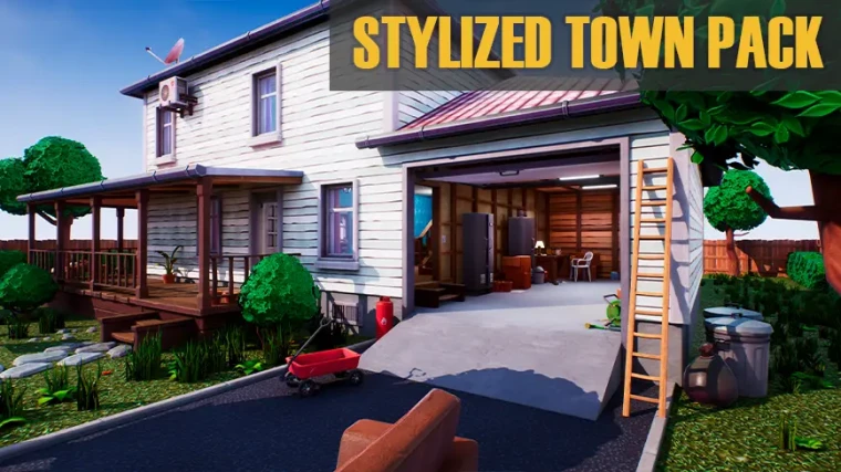 Stylized Town Assets Pack