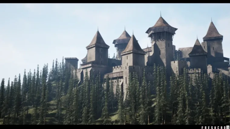 Medieval Castle Environment ( Modular Medieval Castle, Medieval Castle Tower )