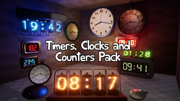 Timers, Clocks and Counters Pack