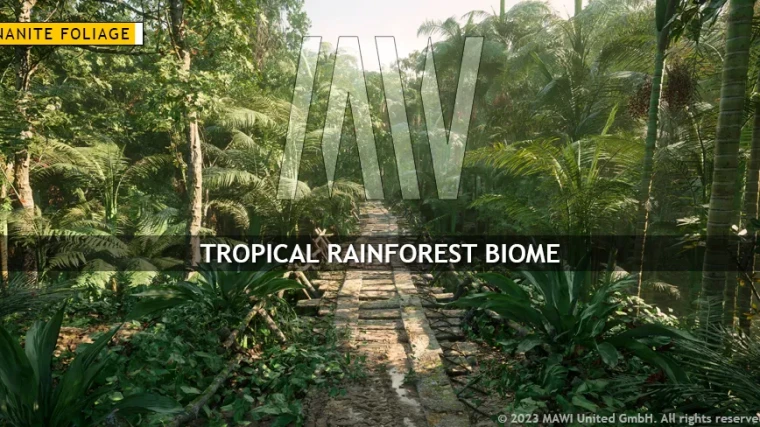 MW Tropical Rainforest Trees Biome