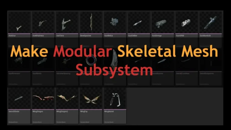 Make Modular Skeletal Mesh