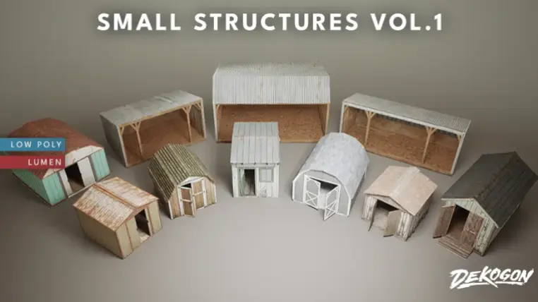 Small Structures VOL.1 [ Low Poly ]