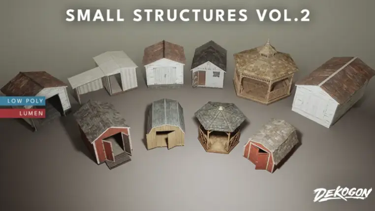 Small Structures VOL.2 [ Low Poly ]