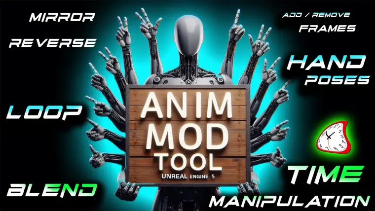 ANIM MOD TOOL [Animation Modifier: blend, mirror, reverse Animations and Mocap]