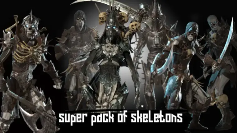 Super pack of skeletons