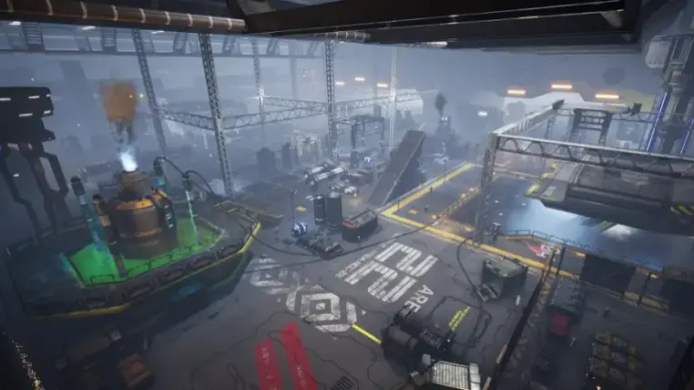 Modular Sci-fi Hangar Area Environment Modular Sci-fi Hangar Area Environment