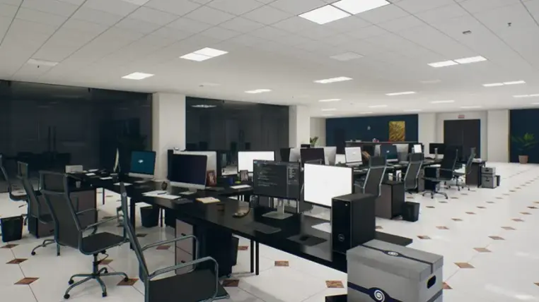 QA Office and Security Room QA Office and Security Room