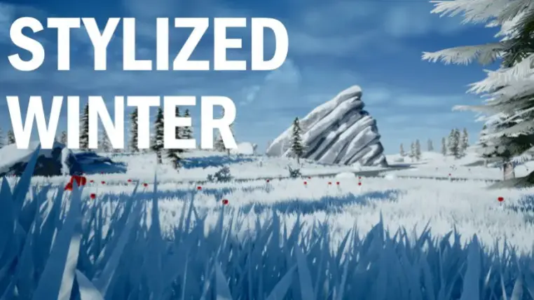 Stylized Winter Forest Stylized Winter Forest