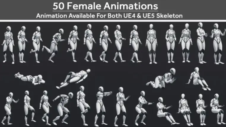 50 Female Animations 50 Female Animations