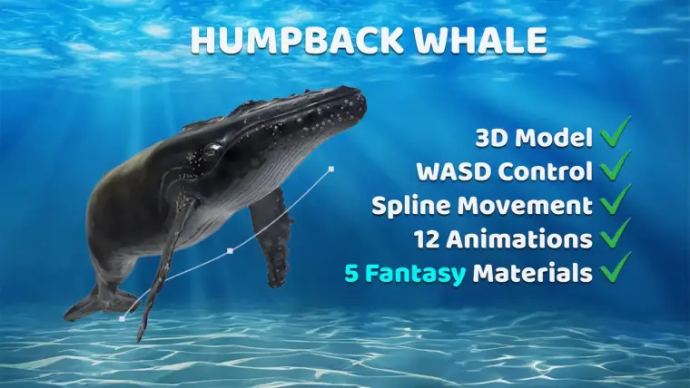 Animated Humpback Whale Animated Humpback Whale