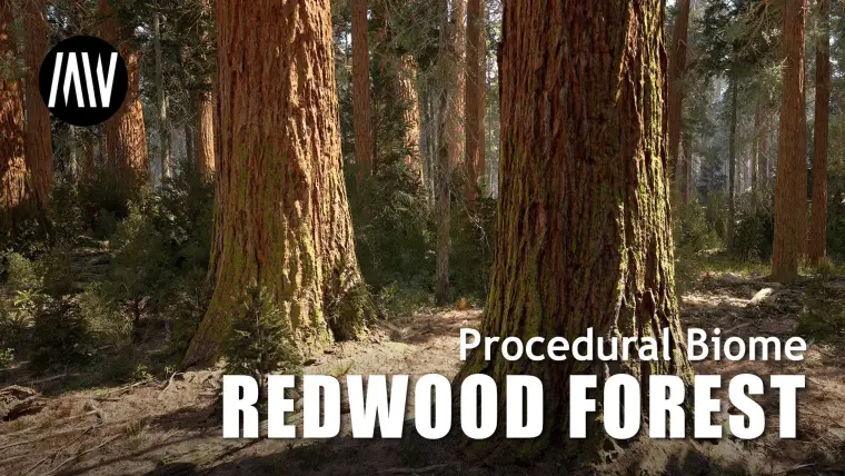 MW Redwood Forest Trees Biome MW Redwood Forest Trees Biome