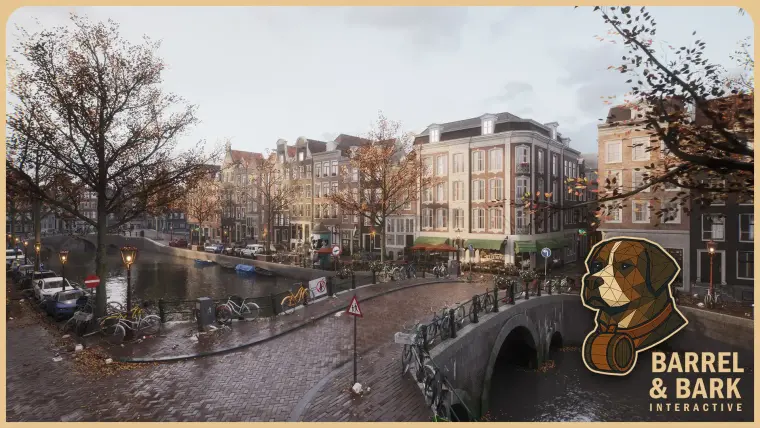 Modular Amsterdam City Street (Amsterdam Canale with Cafe ) Modular Amsterdam City Street (Amsterdam Canale with Cafe )