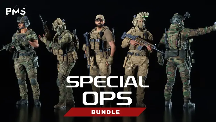 Special Ops - Modular Character Bundle Special Ops - Modular Character Bundle
