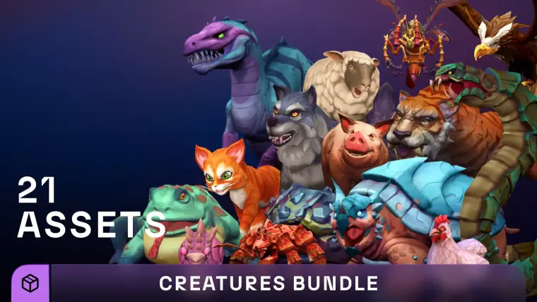 Stylized Fantasy Creatures Bundle
