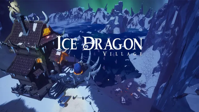 Stylized Ice Dragon Village ( Stylized Stylized Stylized Ice Dragon Village 3D )