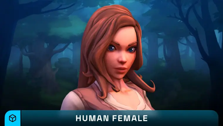Stylized Modular Human Female