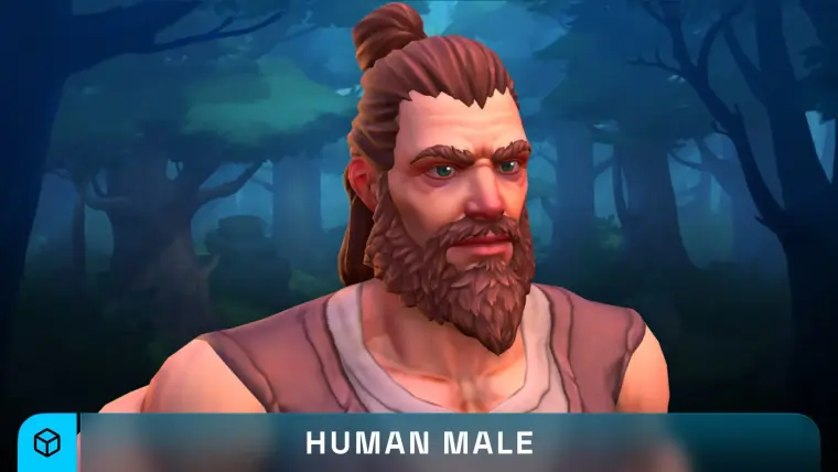 Stylized Modular Human Male