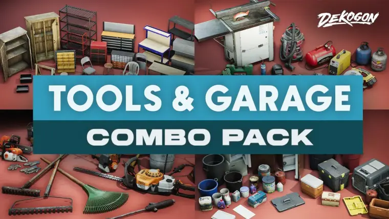 Toolshed - COMBO Prop Pack (VOL 1-6) Toolshed - COMBO Prop Pack (VOL 1-6)