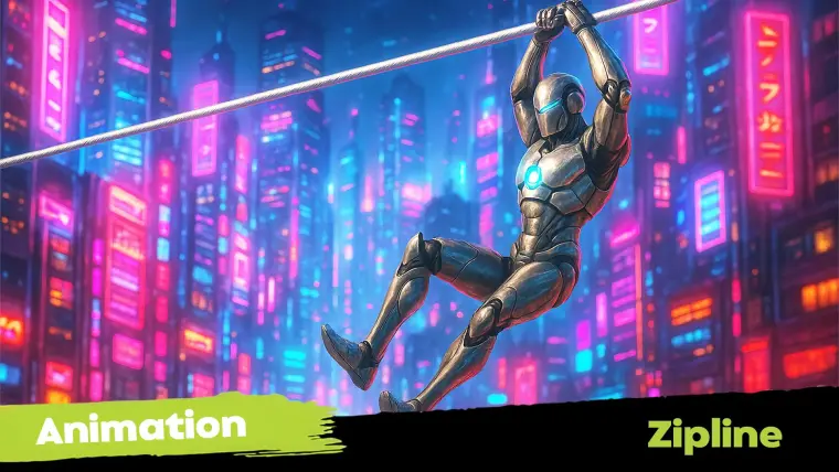 Zipline Animation Zipline Animation
