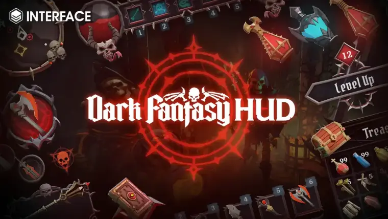 INTERFACE - Dark Fantasy HUD