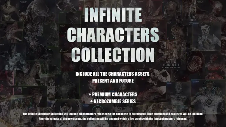 Infinite Characters Collection - Game Assets + Extra Infinite Characters Collection - Game Assets + Extra