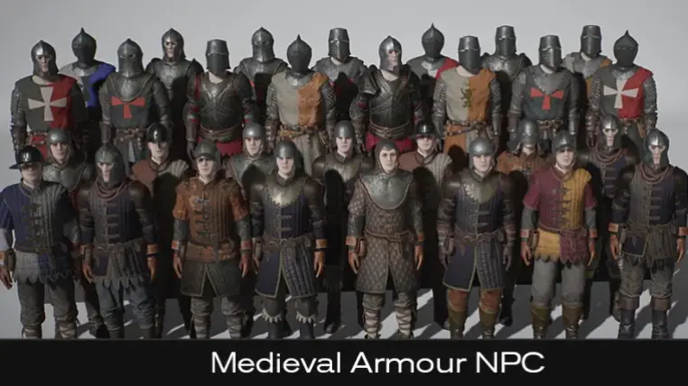 Medieval Armour - Metahuman - Male/Female Medieval Armour - Metahuman - Male/Female