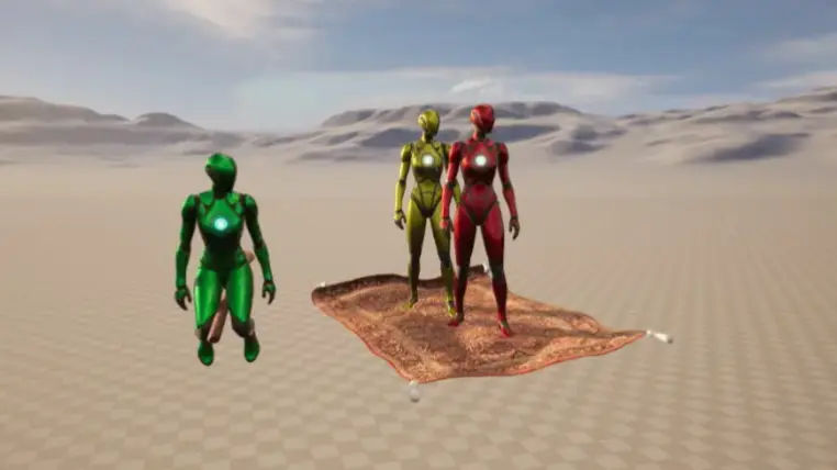 Multiplayer Flying Carpet/Broom with Follow AI Multiplayer Flying Carpet/Broom with Follow AI