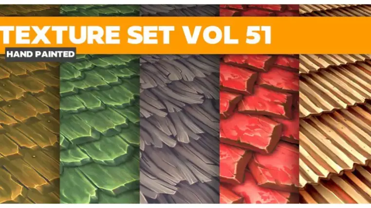 Roof Vol.51 - Hand Painted Textures