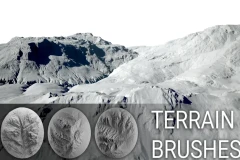 Landscape Stamping Tool - 100+ Custom Terrain Brushes