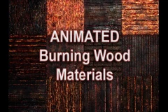 12 Burning Wood Materials Animated