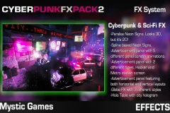 Cyberpunk FX Pack 2 - Neon Panels and Screens